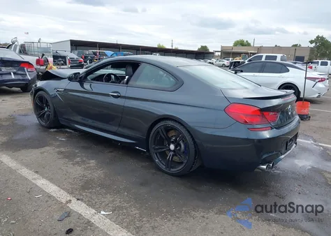 2013 BMW M6 z USA, uszkodzony, nr VIN WBSLX9C56DD159763